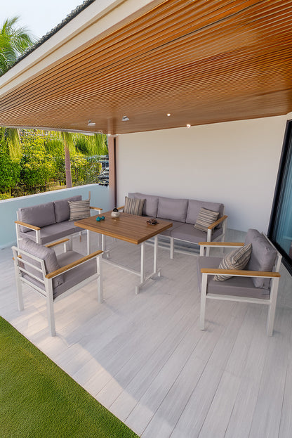 NEOKAS  Bahçe Mobilyası, 1 +1 +2+ 3+ Masa, Balkon Takımı, Kafe Koltuğu, Bekleme Alanı Koltuğu