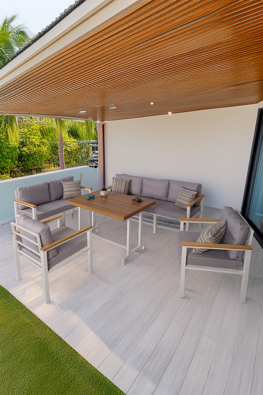 NEOKAS  Bahçe Mobilyası, 1 +1 +2+ 3+ Masa, Balkon Takımı, Kafe Koltuğu, Bekleme Alanı Koltuğu