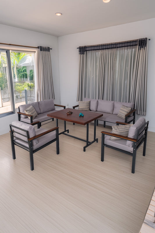 NEOKAS Bahce Mobilyası, Modern Balkon Mobilyası, Kafe Oturma Takımı, Teras Koltugu, 1+1+2+3+M