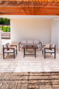 NEOKAS Bahce Mobilyası, Modern Balkon Mobilyası, Kafe Oturma Takımı, Teras Koltugu, 1+1+3+M