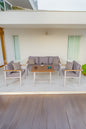 NEOKAS  Bahçe Takımı, Balkon Mobilyası, 1+1+3+Masa, Kafe Koltuğu, Bekleme Alanı Koltuğu