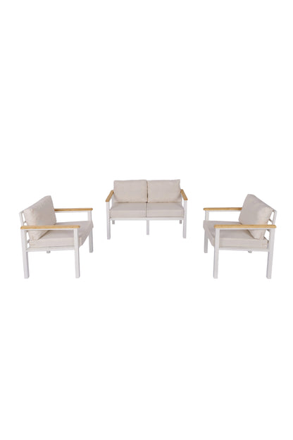 NEOKAS  Balkon Mobilyası, 1 + 1 + 2  Bahçe Takımı, Kafe Koltuğu, Bekleme Alanı Koltuğu,