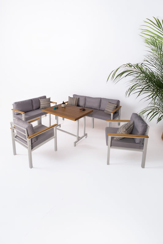 NEOKAS  Balkon Mobilyası, 1 +1 +2+ 3+ Masa, Bahçe Takımı, Kafe Koltuğu, Bekleme Alanı Koltuğu