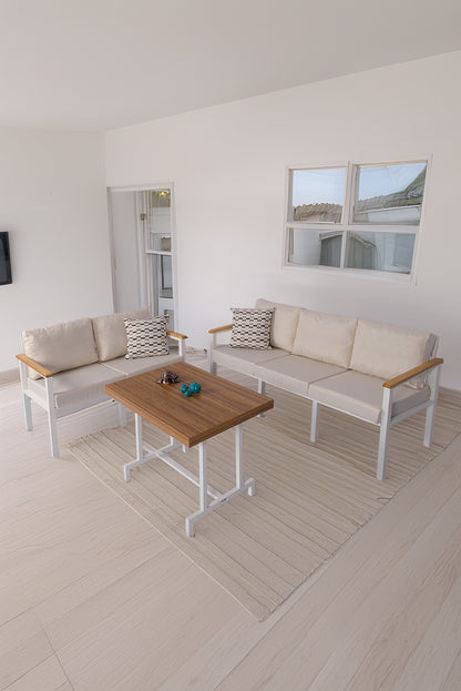 NEOKAS  Balkon Mobilyası, Bahçe Takımı, Kafe Koltuğu, Bekleme Alanı Koltuğu, 2 + 3 + Masa