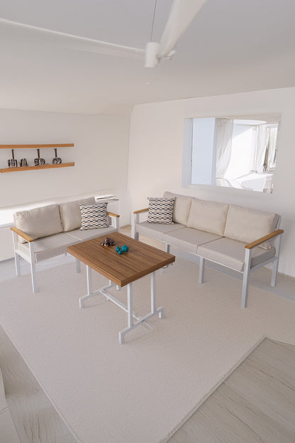 NEOKAS  Balkon Mobilyası, Bahçe Takımı, Kafe Koltuğu, Bekleme Alanı Koltuğu, 2 + 3 + Masa