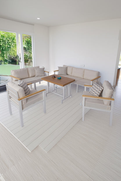 NEOKAS  Balkon Mobilyası, Bahçe Takımı, Kafe Koltuğu, Bekleme Alanı Koltuğu, 1 +1 + 2 + 3 + Masa