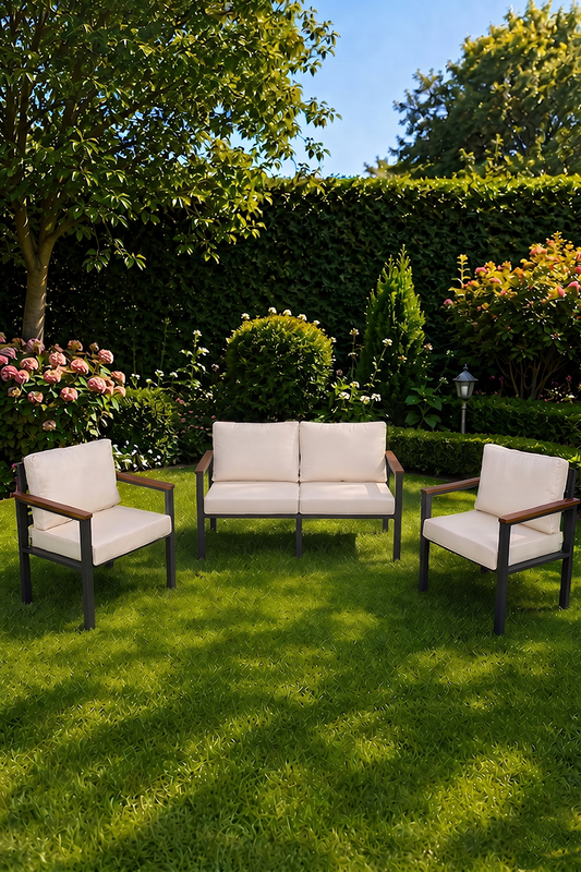 NEOKAS  Balkon Takımı, 1 + 1 + 2  Bahçe Takımı,Masasız, Bekleme Alanı Koltuğu,