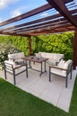 NEOKAS Metal Bahçe Takımı, Balkon Seti, Kafe Koltuğu, Bekleme Alanı Koltuğu, Oturma Grubu 1 + 1 + 2 + 3 + M