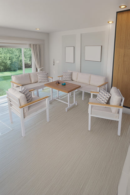 NEOKAS Metal Balkon Seti, Bahçe Takımı, Kafe Koltuğu, Bekleme Alanı Koltuğu, Oturma Grubu 1 + 1 + 2 + 3 + M